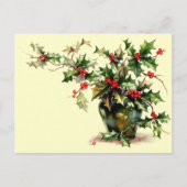 Carte postale Feuille Holly (Devant)