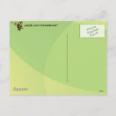 Carte postale Feuille Holly (Dos)