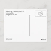 Carte Postale Feuille orange et jaune verte #1 d'Aspen (Dos)