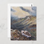 Carte postale Feuille "Voyage sur" (Devant / Derrière)