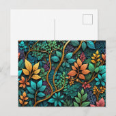 Carte Postale Feuilles (Devant / Derrière)