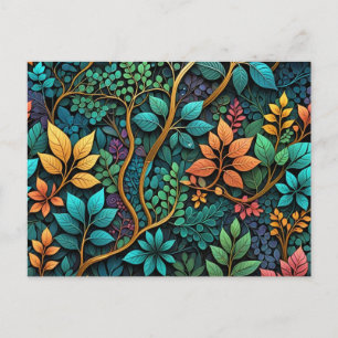Carte Postale Feuilles