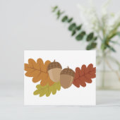 Carte Postale Feuilles Acorn (Debout devant)