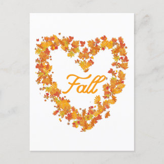 Carte Postale Feuilles automnales