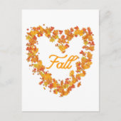 Carte Postale Feuilles automnales (Devant)