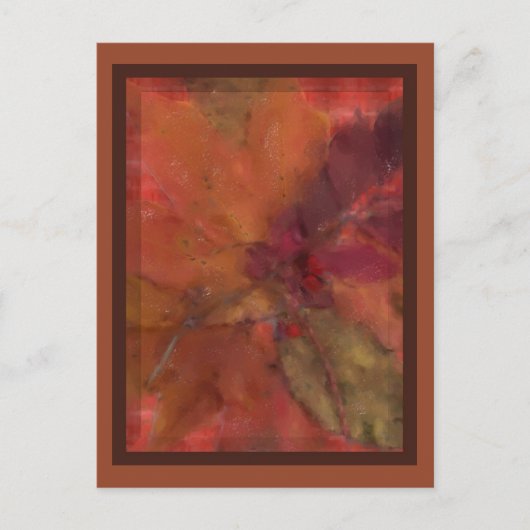 Carte postale Feuilles Automne (Devant)