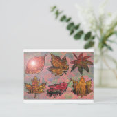 Carte Postale Feuilles d'automne (Debout devant)