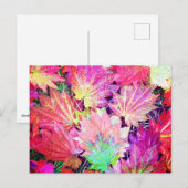 Carte Postale Feuilles d'automne (Devant / Derrière)