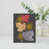 Carte Postale Feuilles d'automne (Debout devant)
