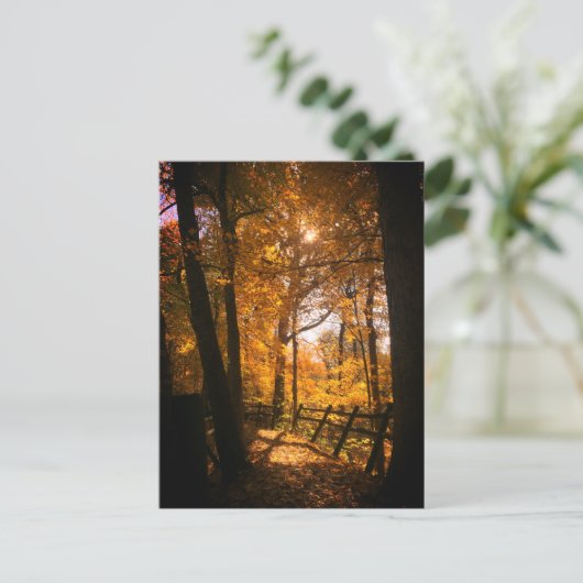 Carte Postale Feuilles d'automne (Debout devant)