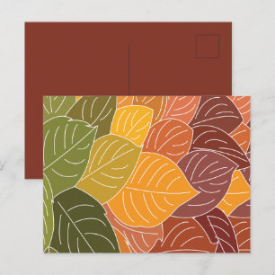 Carte Postale Feuilles d'automne