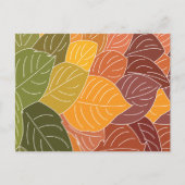 Carte Postale Feuilles d'automne (Devant)