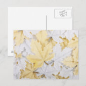 Carte Postale Feuilles d'automne (Devant / Derrière)