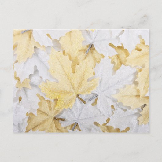 Carte Postale Feuilles d'automne (Devant)