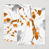 Carte Postale Feuilles d'automne 2 (Devant / Derrière)