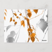 Carte Postale Feuilles d'automne 2 (Dos)