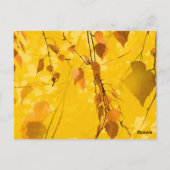 Carte Postale Feuilles d'automne 3 (Dos)