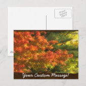 Carte Postale Feuilles d'automne 7 (Devant / Derrière)