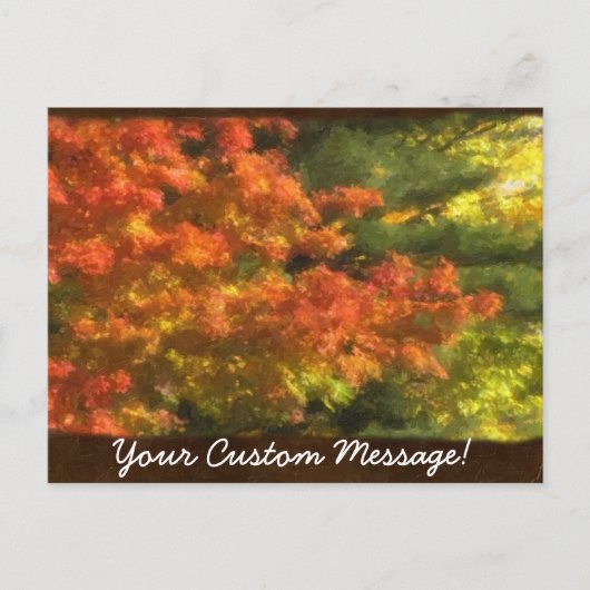 Carte Postale Feuilles d'automne 7 (Devant)