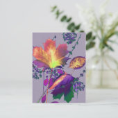 Carte Postale Feuilles d'automne à Lilac (Debout devant)