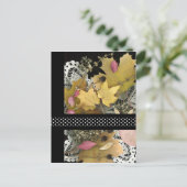 Carte Postale Feuilles d'automne vintages (Debout devant)