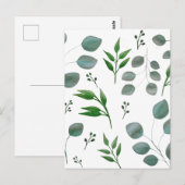 Carte Postale Feuilles de l'eucalyptus (Devant / Derrière)