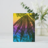 Carte Postale Feuilles de Sunset Palm (Debout devant)