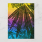 Carte Postale Feuilles de Sunset Palm (Devant)