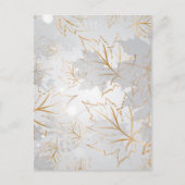 Carte Postale Feuilles d'or 3 (Devant)