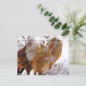 Carte Postale Feuilles en automne avant l'automne (Debout devant)