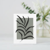 Carte Postale Feuilles minimalistes (Debout devant)