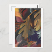 Carte Postale Feuilles sous l'eau | Georgia O'Keeffe | (Devant / Derrière)