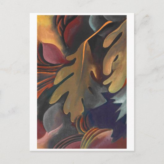 Carte Postale Feuilles sous l'eau | Georgia O'Keeffe | (Devant)