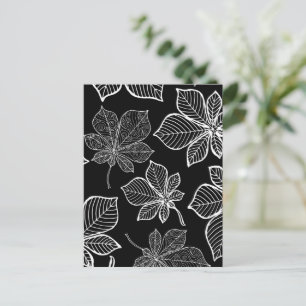 Carte Postale Feuilles stylisées 3