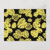 Carte Postale Feuilles tropicales multicolores 7 (Dos)