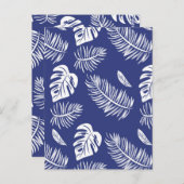 Carte Postale Feuilles tropicaux 15 (Devant / Derrière)