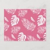 Carte Postale Feuilles tropicaux 17 (Dos)