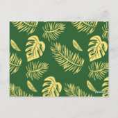 Carte Postale Feuilles tropicaux 19 (Dos)