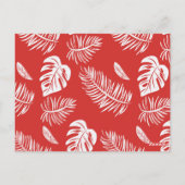 Carte Postale Feuilles tropicaux 20 (Dos)