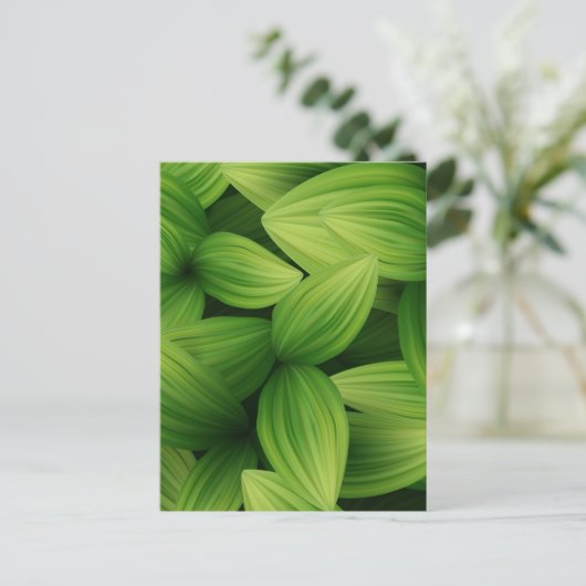 Carte Postale Feuilles tropicaux 9 (Debout devant)