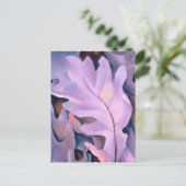 Carte Postale Feuilles violets par Georgia Okeeffe (Debout devant)
