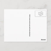 Carte Postale Feuillet à tricoter HTML5 (Dos)