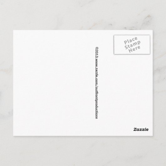 Carte Postale Feuillet à tricoter HTML5 (Dos)