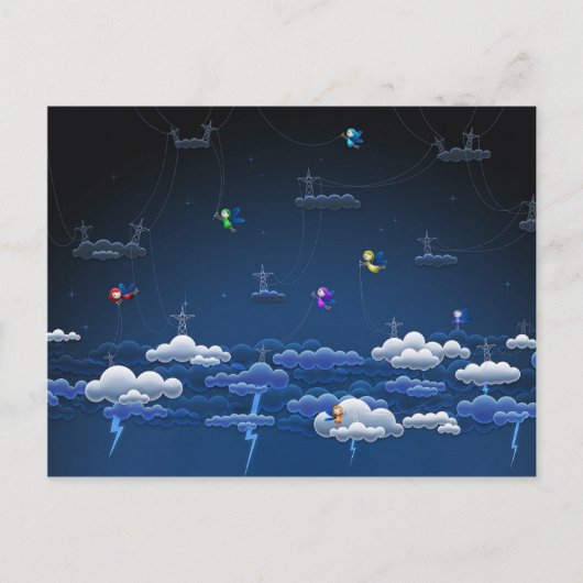 Carte Postale Feux (Devant)