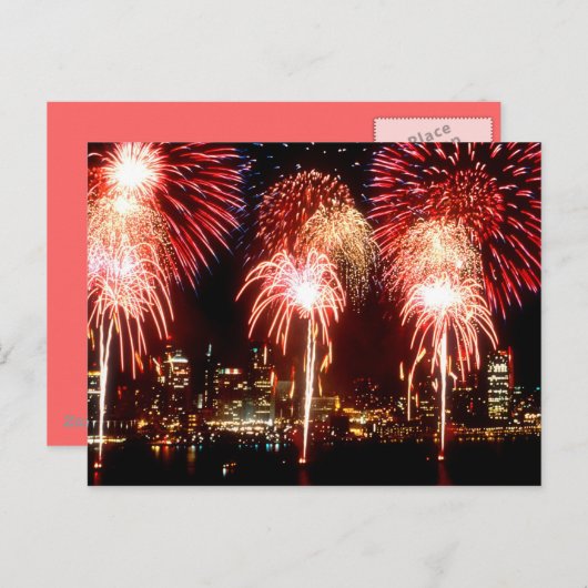 Carte Postale Feux (Devant / Derrière)