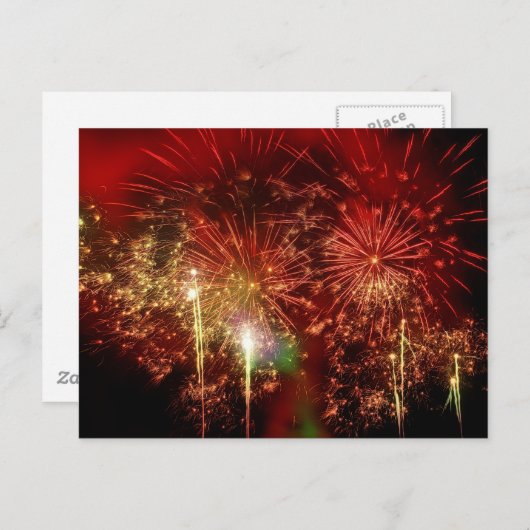 Carte Postale Feux (Devant / Derrière)