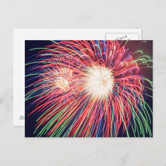 Carte Postale Feux (Devant / Derrière)