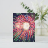 Carte Postale Feux d'artifice (Debout devant)