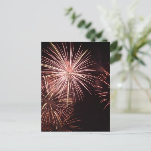 Carte Postale Feux d'artifice 8 (Debout devant)