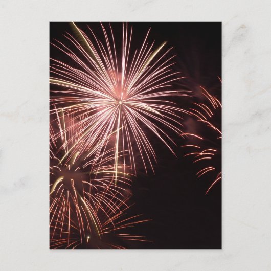 Carte Postale Feux d'artifice 8 (Devant)